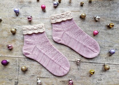 Violet's Angel Costume Socks