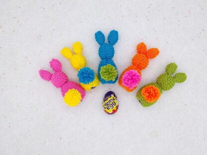 Rainbow Bunny Creme Egg Cosy