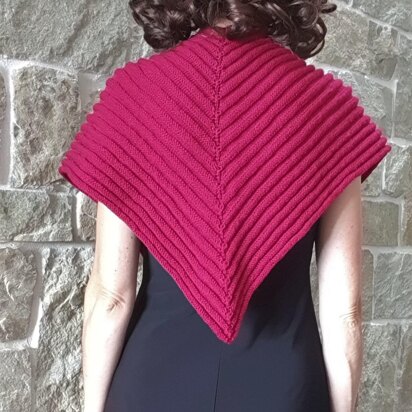 Ruby - Triangle Shawl