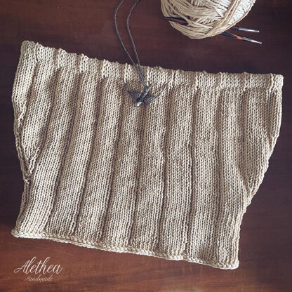 PHOENIX Tube Top || knit tube top pattern, elastic top, basic, stretchy.