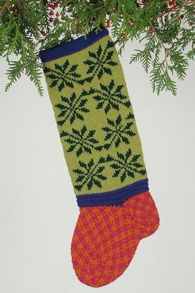 Poinsettia Christmas Stocking