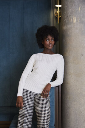 Rut Jumper - Knitting Pattern for Women in MillaMia Naturally Soft Merino - Downloadable PDF