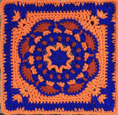 Daisy Girl Afghan Square