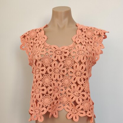 Crochet Flowers T-shirt