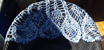 Pineapple Peacock Shawl