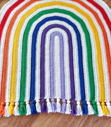 Rainbow Stripes Blanket