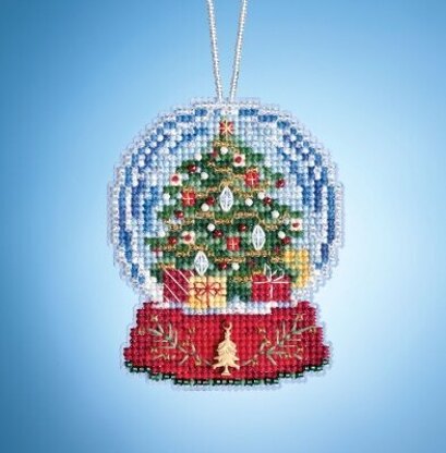 Mill Hill Charmed Snow Globes - Christmas Tree Globe - 2.5inx3.25in