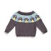 UFO Yoke Knit Sweater in Bernat Bundle Up - Downloadable PDF