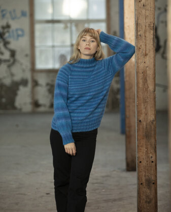 Simone Sweater in Viking of Norway Nordlys and Kid Silk - UK-2205-4 - Downloadable PDF