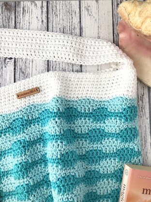 Smooth Waves Beach Tote