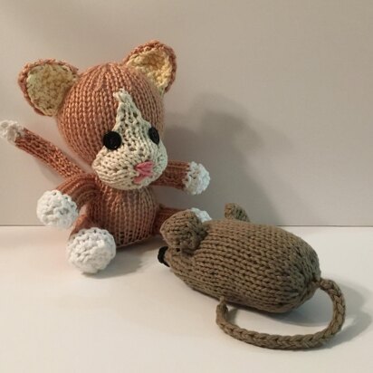 Knitkinz Kitten - for Your Office - knitting pattern