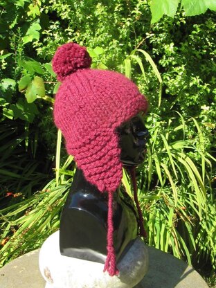 Superchunky Peruvian Bobble Trapper Hat