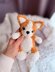 Plush Corgi toy
