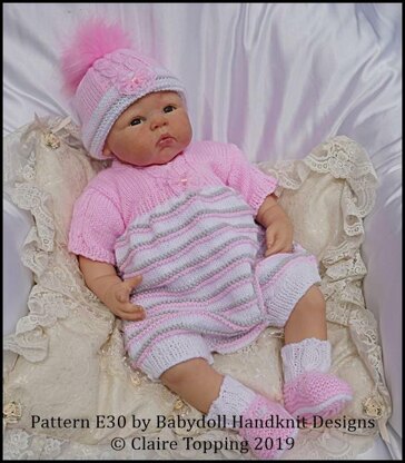 Unisex Romper Set 16-22 inch dolls/newborn/0-3m baby