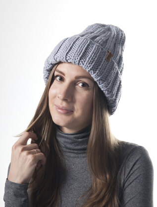 2x2 ribbed hat