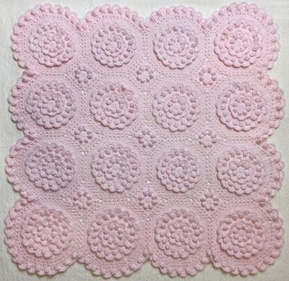 Limoges Matelasse Crochet Baby Blanket