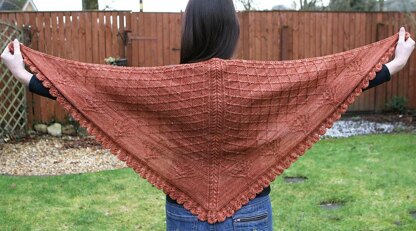 Autumn Leaves Shawl