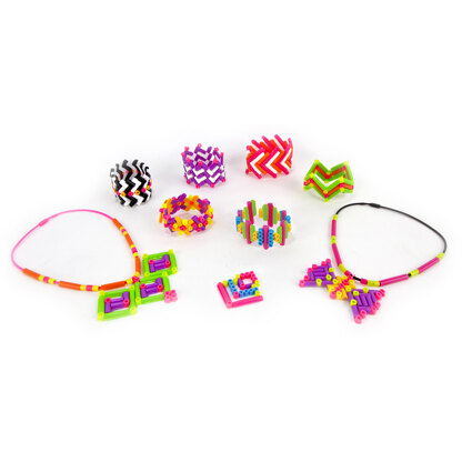 Perler Beads 'n Rods Fused Bead Kit - Neon Jewelry