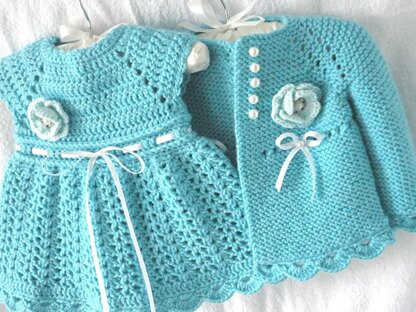 Pattern Knitting Baby Cardigan Crochet Baby Dress