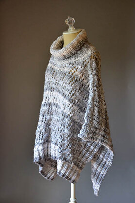 Stonefall Poncho in Universal Yarn Major - Downloadable PDF