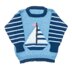 Cute Nautical sweaters in 4 ply