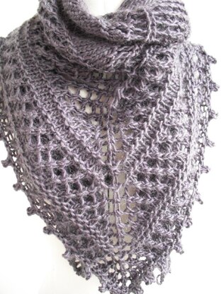 Bilberry shawl