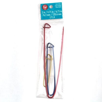 Boye 3-Piece Aluminum Stitch Holder Set