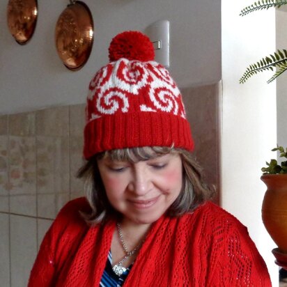Pop Art Hat - knitting pattern