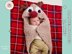 Prancer, Reindeer Hooded Baby Blanket, Baby First Christmas Knitted Gift