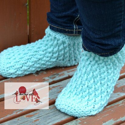 Women's Wavy Ripple Slipper Socks