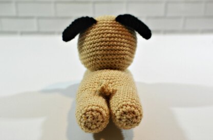 Leo the Pug Dog Amigurumi