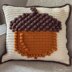 Bobble Stitch Acorn Pillow