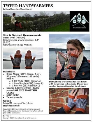 Tweed Handwarmers