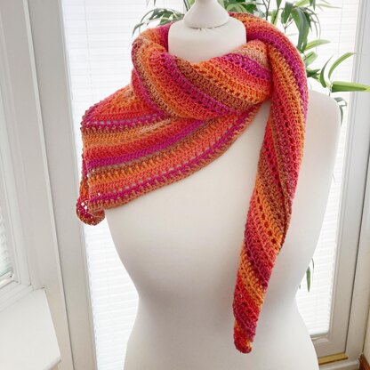 Ladies Scarf Crochet Pattern #692