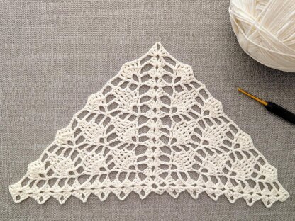 Crochet Bandana/Shawl Pattern/Chart #11
