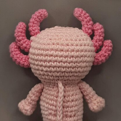Axolotl amigurumi