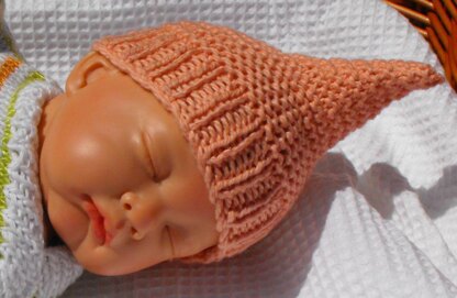 Baby Peach Pixie Hat