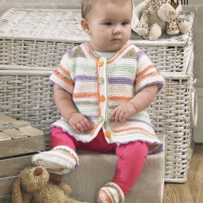 Baby Set in King Cole DK - 4207 - Downloadable PDF