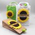 Sunflower gift bag in 3 versions - easy & versatile even for beginners