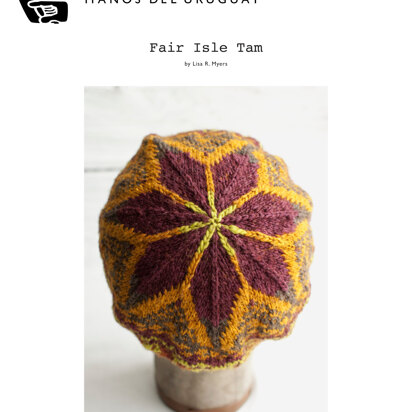 Fair Isle Tam Hat in Manos del Uruguay Silk Blend