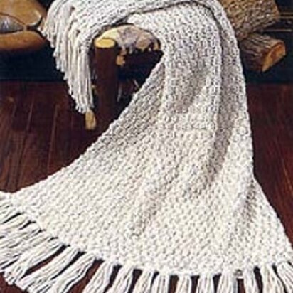 Moss Stitch Afghan (Throw) in Lion Brand Wool-Ease Thick & Quick - 10546-K