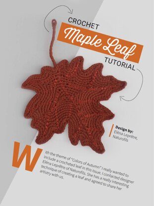Crochet Maple Leaf
