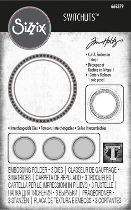 Sizzix Switchlits Embossing Folder - Seal by Tim Holtz