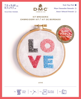 DMC Love Kit - Small Embroidery Kit