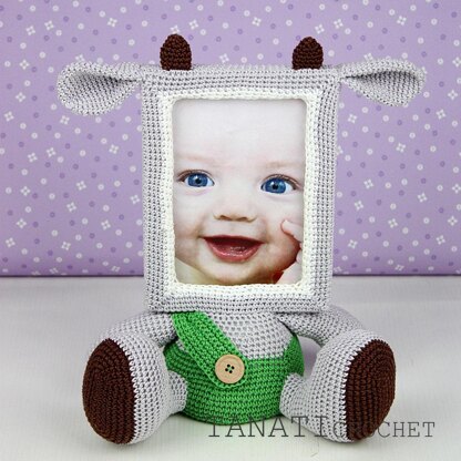 Crochet Pattern of Photo Frame SMALL GOAT