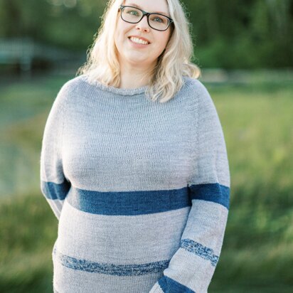 Any Given Sunday Pullover in SweetGeorgia Merino Silk Lace - VOL6.1 - Downloadable PDF