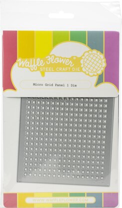 Waffle Flower Crafts Waffle Flower Die - Micro Grid Panel 1