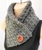 Cross Buttoned Neck Warmer