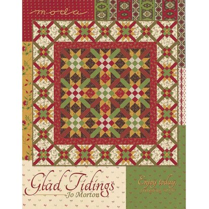 Moda Fabrics Glad Tidings Enjoy Today Quilt - Downloadable PDF