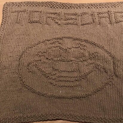 Torsdag/Thursday Dishcloth/Karklud - knitting pattern